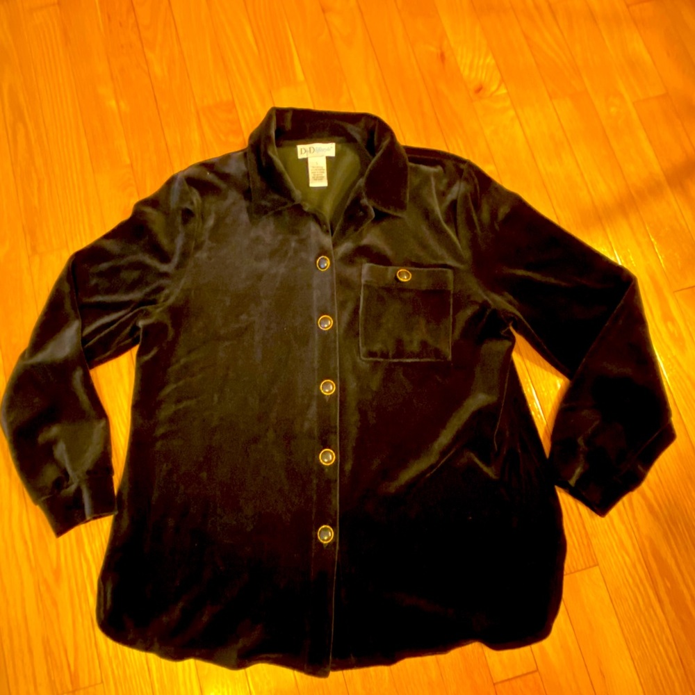 Vintage Velvet button up